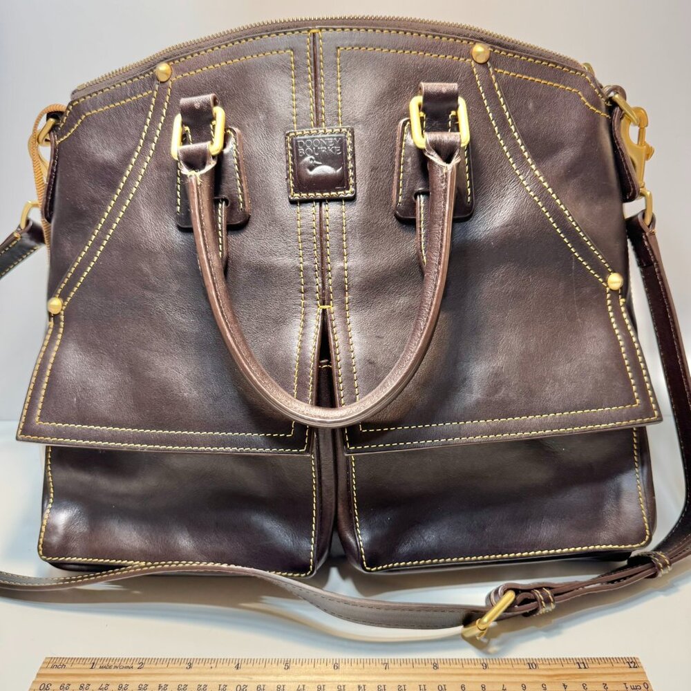 Dooney & Bourke Florentine Clayton Bag (Brown)